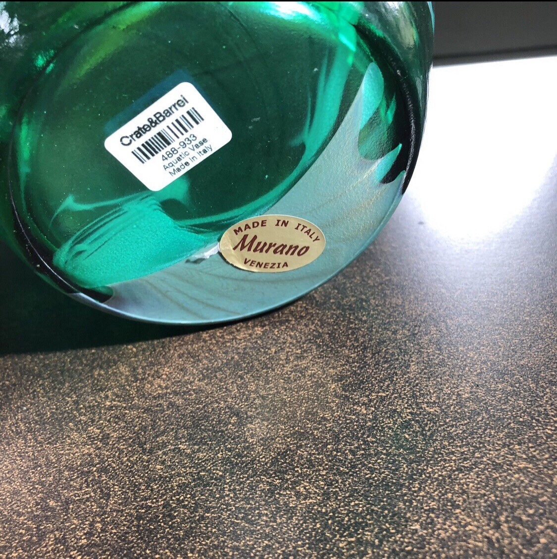 MURANO Crate&Barrel Aquatic Bowl ムラノ ボール Harmonia marble