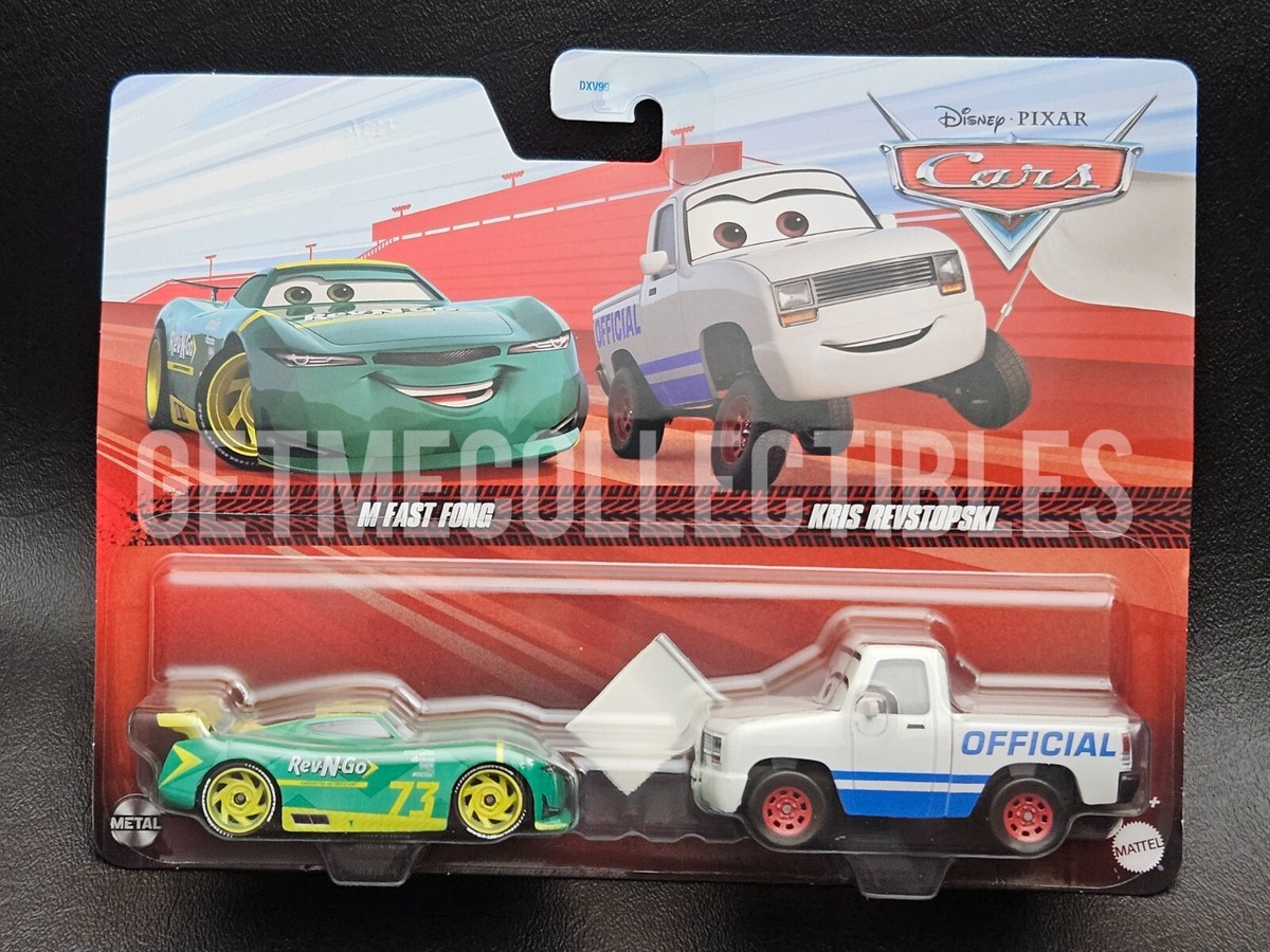 DISNEY PIXAR CARS M FAST FONG KRIS REVSTOPSKI 2024 2 PACK SAVE 6