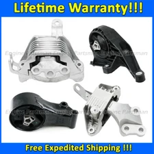 K2209 Motor & Transmission Mount Set 4pc For 2011-2015 Chevrolet Cruze 1.4L AUTO