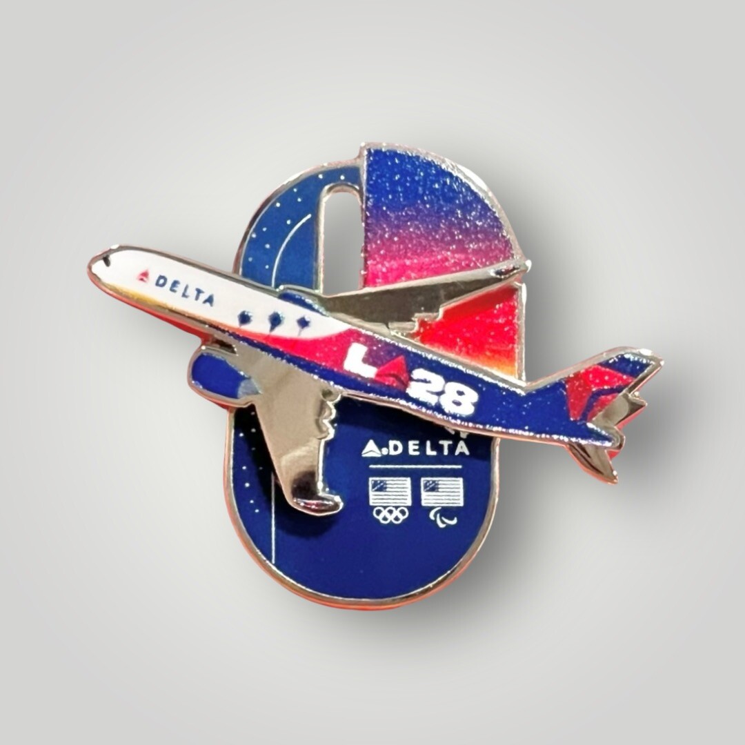 DELTA - デルタ航空　飛行機カード　A350  DELTA  TEAM USA パリ五輪 Amazon.co.jp: デルタ航空 パリ五輪記念飛行機カード A350 TEAM