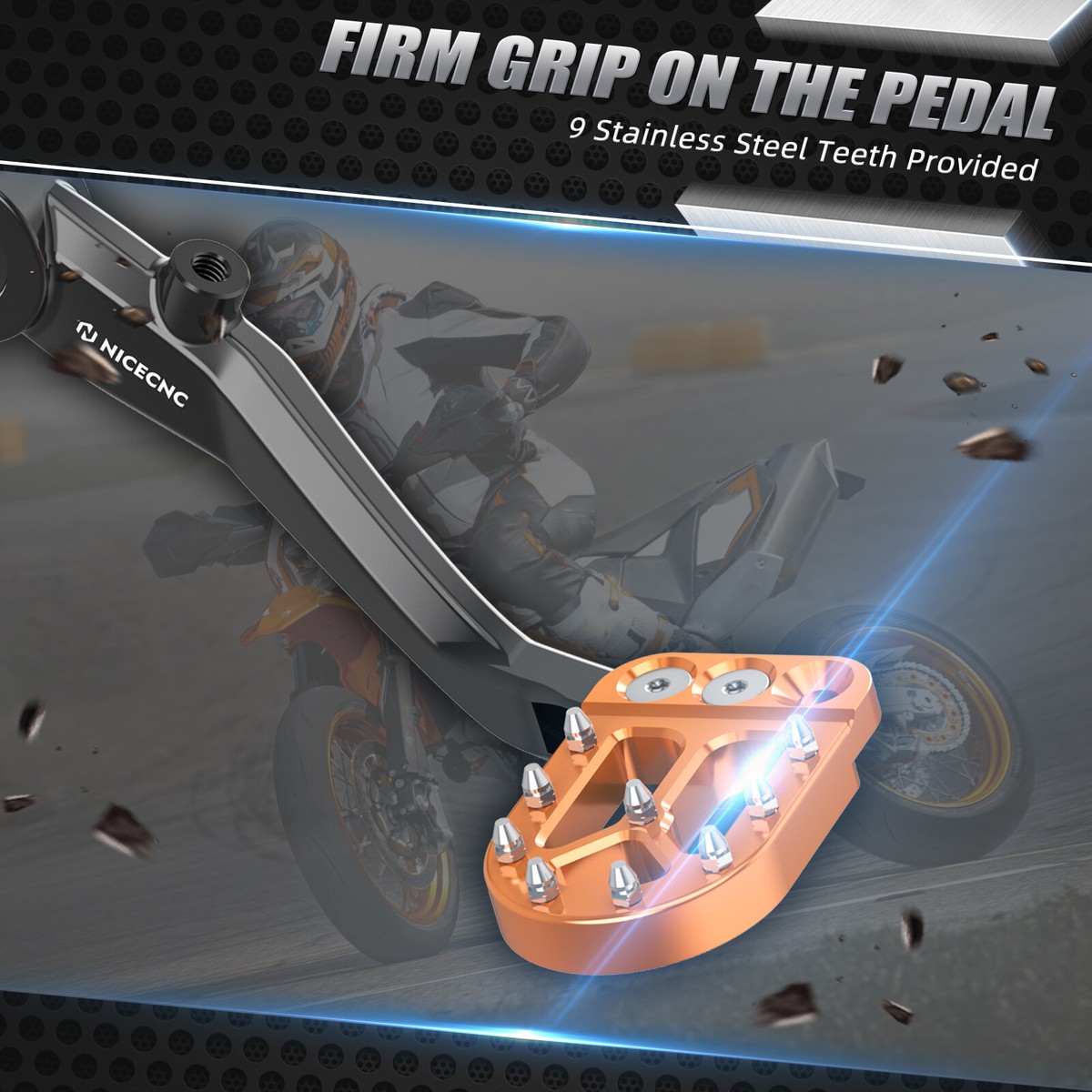 Anodized Rear Foot Brake Pedal Lever Peg For KTM 790 890 Adventure