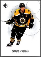 2020 UD SP Authentic #31 Patrice Bergeron - FREE SHIPPING!