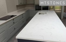 MARBLE EFFECT QUARTZ KITCHEN WORKTOP SAMPLE  ALL COLOURS LOW PRICES TOP QUALITY