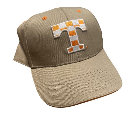Men’s Tennessee Vols Volunteers Checkered UT Logo Hat Cap Y2K Football Baseball