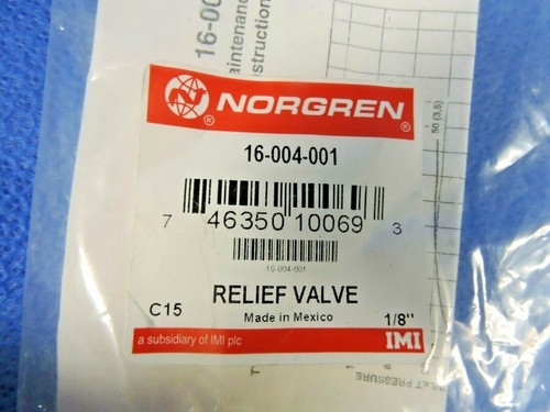 Lot 4 NEW Norgren 16-004-001 Air Tank Pressure Relief Valve 25-50 PSI 1/8" NPT - Picture 2 of 10