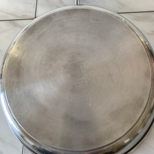 Sartén para freír sartén de 9" Revere Ware 2059 acero inoxidable 23 cm Corea sin tapa - Imagen 4 de 12