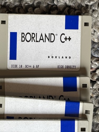 Vintage 1993 BORLAND C++ 3.5" HD Discs 3.0 4.0 (partial) See Pics & Description - Picture 6 of 7