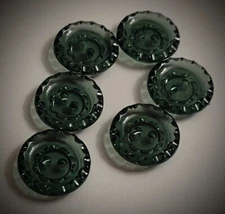 1/2" 2-Hole 'Crystal' Dark Sage Craft/Clothing Buttons