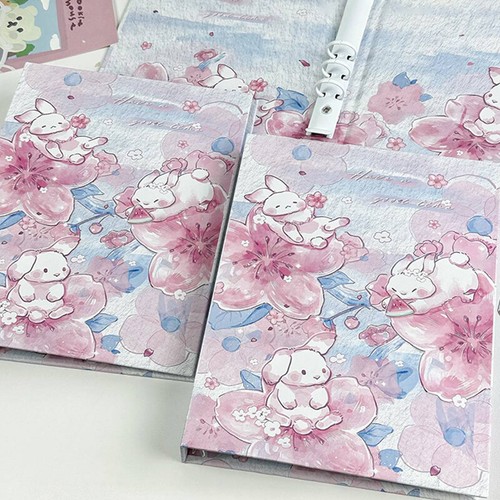 A5 Binder Kpop Idol supporto carta fotografica cartone animato gatto cane scheda archiviazione album fotografico - Foto 19 di 49