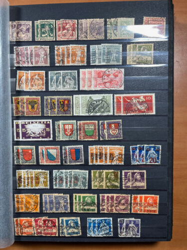 Switzerland collection used stamps incl Airmail and imperfs - Picture 3 of 20