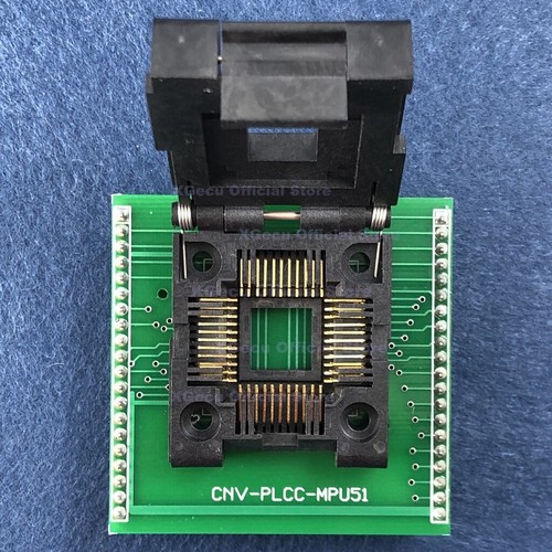 Adaptador CNV-PLCC-MPU51 PLCC44 a DIP40 soporte MCU 51 para programador TL866II PLUS - Imagen 3 de 5