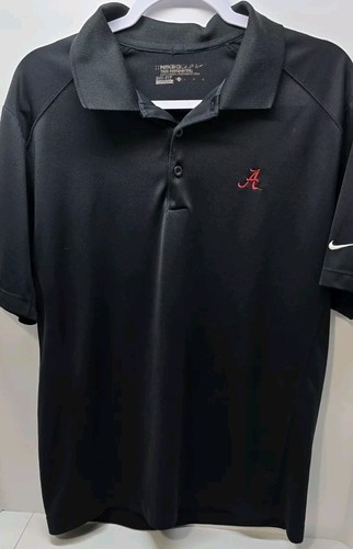 Alabama Crimson Tide Nike Dri Fit Kurzarm Poloshirt Herren Large