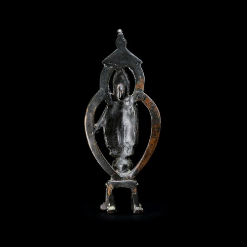 5,7 Zoll handgeschnitzte chinesische Shakyamuni Buddha Statue Sakyamuni SUI/TANG Dynastie - Bild 6 von 7