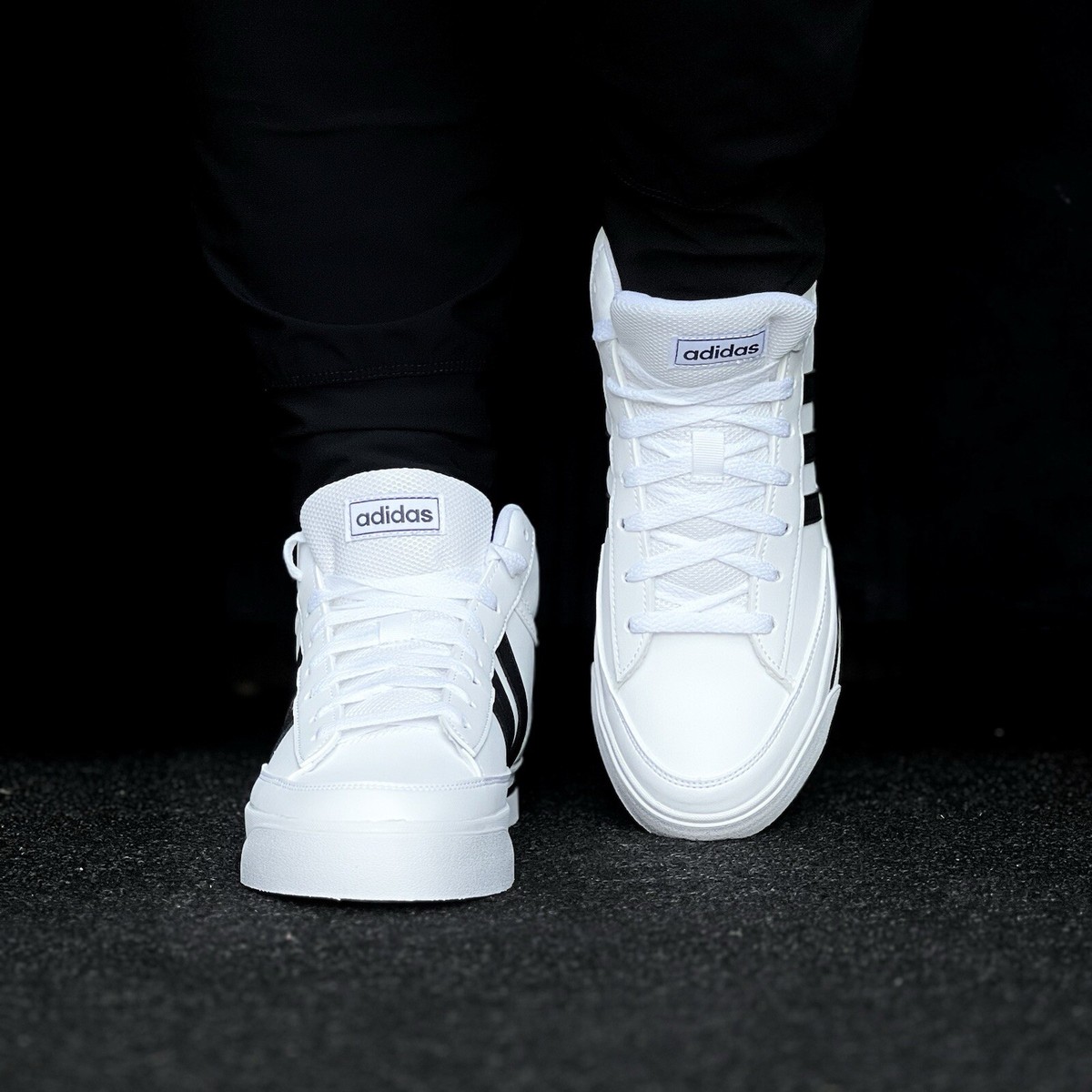 Adidas Retro Vulc Mid Men's Size 9.5 Shoe Athletic Sneaker Adidas Retro Vulc Mid Men's Size 9.5 Shoe Athletic Sneaker