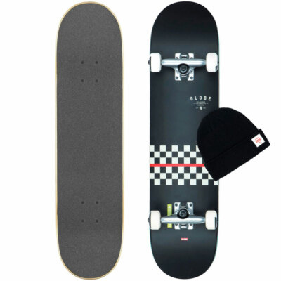 Skateboard Complet Globe G1 Full On – Noir – Avec Beanie Offert – Neuf