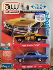 2023 Auto World TARGET Exclusive a-bodies 1966 Pontiac GTO  1967 Buick GS 340