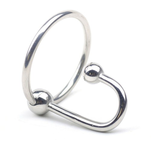 Stainless Steel Penis Head Glans Cock Ring Sex Increase Orgasm Jewelry All Sizes - Picture 6 of 10