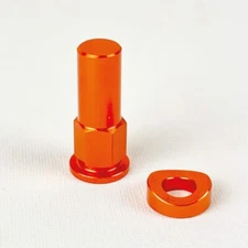 Lucioli Rim Lock Nut/Washer Kit Orange