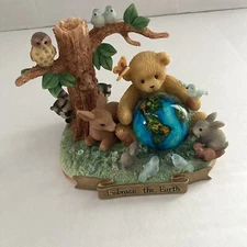Cherished Teddies YOUR FRIENDSHIP MEANS THE WORLD TO ME Embrace The Earth