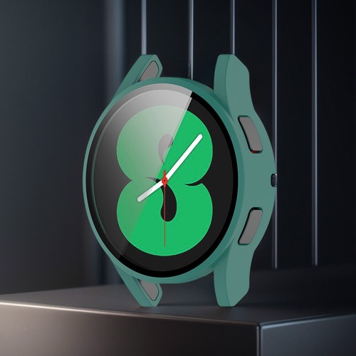 PC Case with Tempered Glass for Samsung Galaxy Watch FE/4 40mm (Official Green) - Zdjęcie 4 z 7