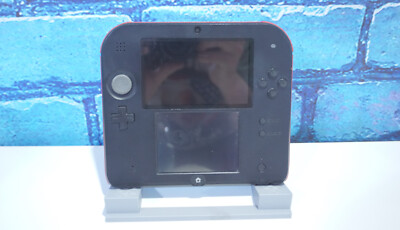 Red & Black Nintendo 2DS 3DS Console (FTR-001) with 32MB SD