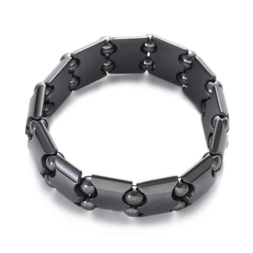 Therapy Health Care Magnetic Hematite Bracelet Men Natural Stone Beads Jewelry - Picture 4 of 22