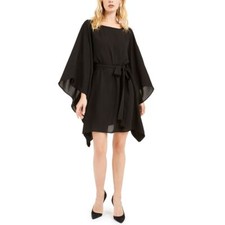 MICHAEL KORS NEW Women's Asymmetrical Embellished Short Shift Dress XS TEDO