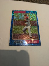 2023 Topps Heritage - Shohei Ohtani #20 Chrome Blue Sparkle