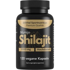 Mumijo Shilajit Kapseln, hochdosiert 1000mg v...