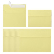 24Pack A2 Envelopes Self Seal Light Yellow Invitation Envelopes 4-3/8" x 5-3/4"