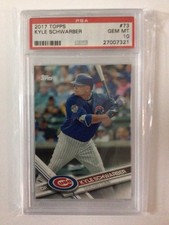 PSA 10 2017 Topps #73 Kyle Schwarber Cubs