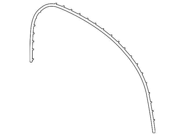 Burlete delantero para Ford Corsair 2020-2024 (N/P LJ7Z-16B990-B)