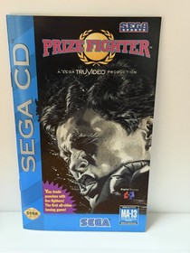 Prize Fighter Sega CD 1993 CIB Complete 2 Discs with Manual Tested Working