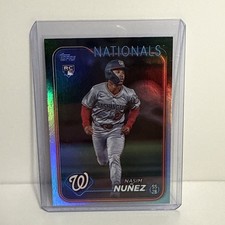 2024 Topps Update Series - Nasim Nunez #US267 Rainbow Foil (RC)