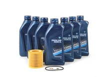 Assembled By ECS - Genuine BMW Oil Change Kit / Inspection I - N52, N54, N55 -