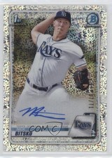 2020 Bowman Draft Chrome Picks Sparkle Refractor 7/71 Nick Bitsko Auto 0c6