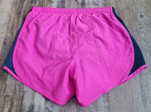 Nike Dri-Fit Shorts Girl's Size Large Pink Youth Running Lined Drawstring - Picture 2 of 10