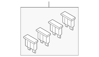 Genuine Mazda Fuse 9970-51-325