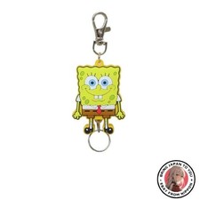 Nouveau [SK Japan] Bob l'éponge [Key Ring] porte-clés bobine en caoutchouc/Bo...