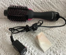 Revlon One-Step Volumizer Original 1.0 Hair Dryer and Hot Air Brush Black Pink