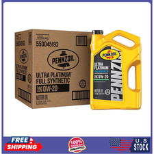 Pennzoil Ultra Platinum 0W-20 Full Synthetic Engine Oil, 5 Quart (3-Pack) 72.27 per gallon