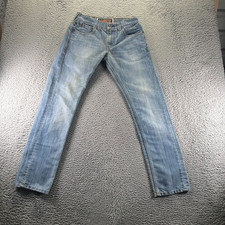 Levi's 511 Jeans Mens 28x32 Blue Cotton Denim Skinny Leg Travel Workwear Faded