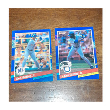 Donruss 1991 Ken Griffey Jr. Outfield All-Star Mariners MLB Card Lot - 2