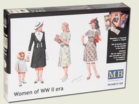 Women Of Ww Ii Era / 1:35 - Masterbox 35148
