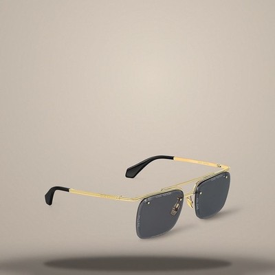 Louis Vuitton Sonnenbrille eckig leicht Super Vision 157105157