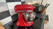 Red KitchenAid Artisan Mixer 4.8L 5KSM150 w/2 attachments.Serviced works Great👌