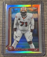 2025 Topps Chrome Football - Trent Williams Refractor #265 San Francisco 49ers