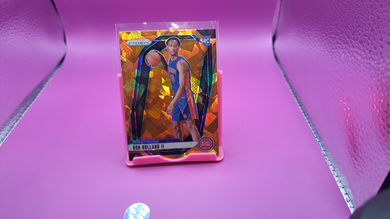 2024-25 Panini Prizm - Ron Holland II #269 Orange Ice Prizm (RC)