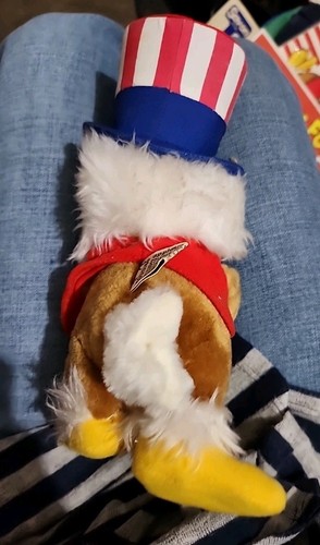 Vintage 1980-81 Olympic Sam The Eagle Stuffed Animal By Applause - Picture 5 of 8