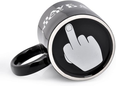 Have A Nice Day Mug Middle Finger Mug 300 Millilitre Ceramic Coffee Cup Funny